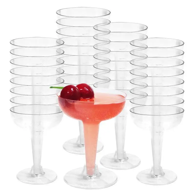 Clear Disposable Plastic Champagne Flutes 10Pcs Shatterproof Goblets for Corporate Event Office Party Celebrations