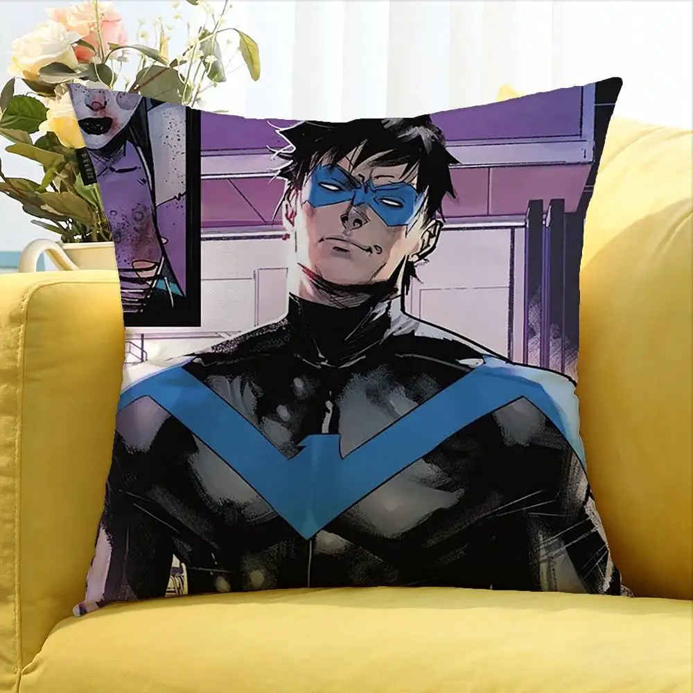 For Cool D-Dick Grayson   Various Sizes Square Pillow Case For Car Home Bedchamber Decor view 3