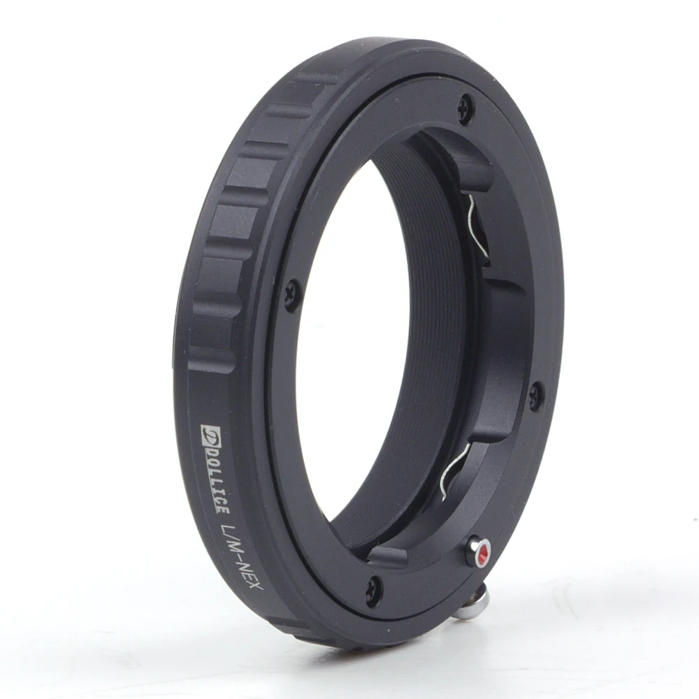 Adaptateur d'objectif de glace de courses trempé pour objectif Leica M vers Sony E Mount NEX Camera A7IV/ZV-E10/A1/A7C/A7SIII NEX-5/NEX-3N