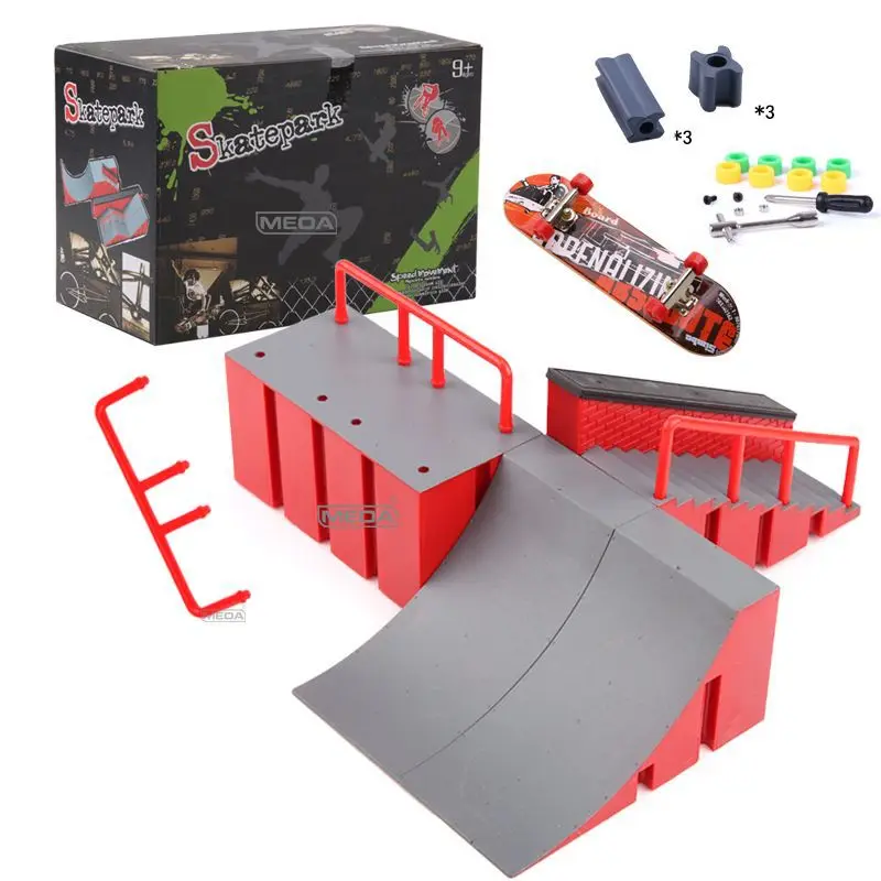 Finger skateboard scene DIY Mini Park slope Track Stairs Venue combination Children's indoor home toys Christmas birthday gift