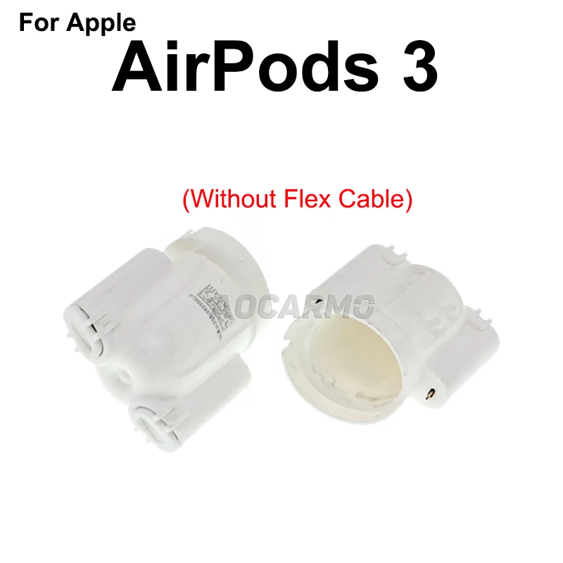 Aocarmo For Apple AirPods 1 2 3 Pro Pro2 Earphone Battery Compartment Charging Connector Copper Sheet Repair Replacement Part