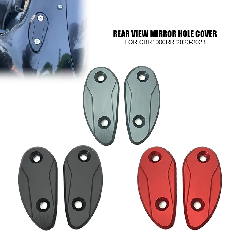

Подходит для Honda CBR1000RR CBR1000 RR 2020-2023 мотоциклетная пластина заднего вида, отверстие для зеркала заднего вида, Корпус зеркала, кодовая крышка, основание