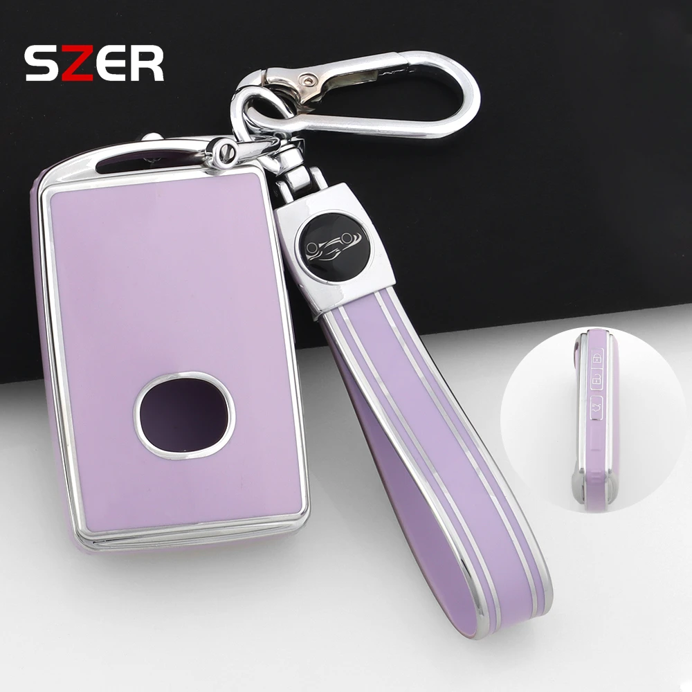 

Fashion TPU Remote Smart Car Key Case Cover Shell For Mazda 3 Alexa CX30 CX-4 CX5 CX-5 CX8 CX-8 CX-30 CX9 CX-9 Protector Keyless