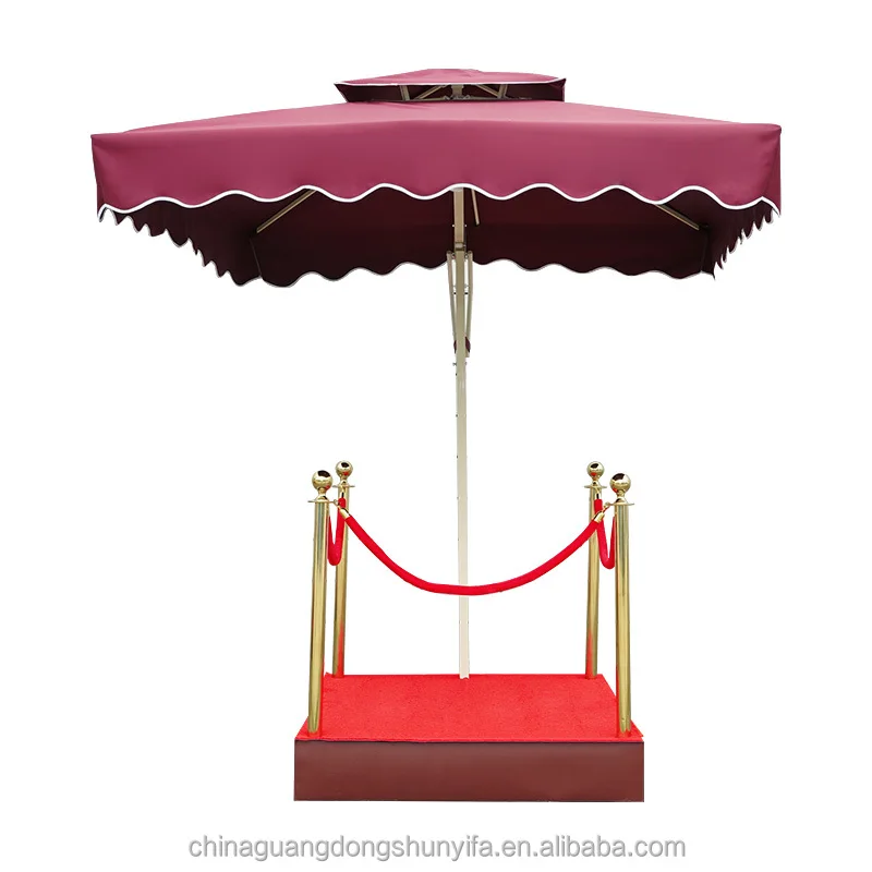 custom.Heavy Duty Modern Design Cantilever Outdoor Patio Garden & Restaurant with Side Pole Furniture & Bases