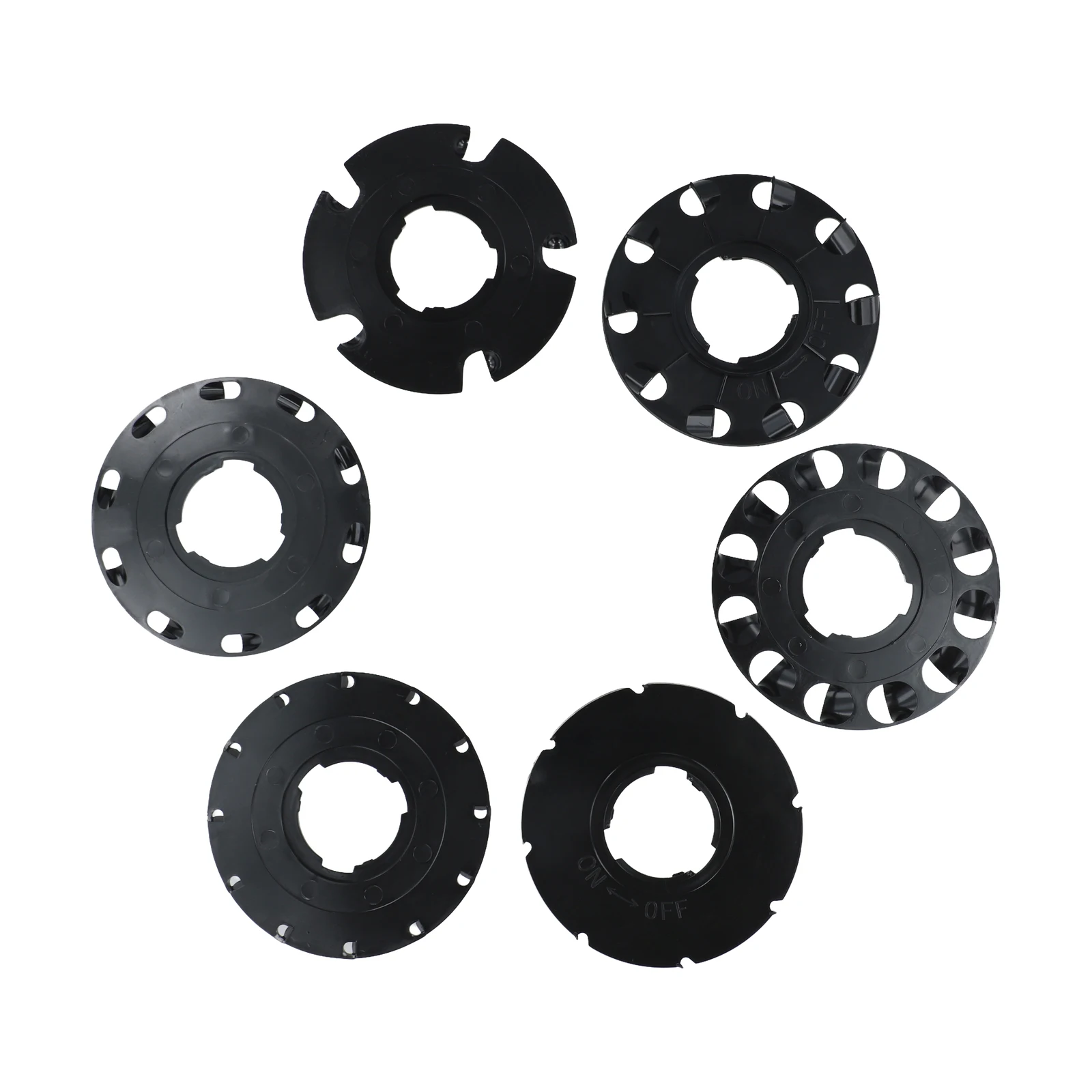 

6PCS Plant Plates Set Replacement For EarthWay 1001-B Garden Sower Plants Radish Carrot Beans Beets Plates Parts Hot Sale