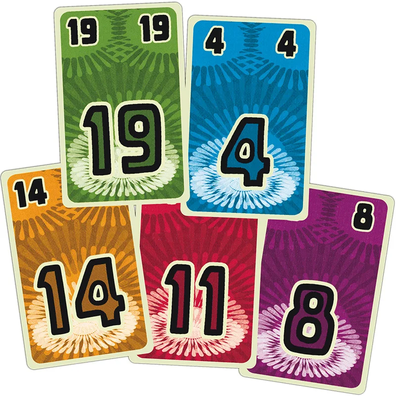 Fuji Flush 보드 게임 파티/가족 테이블 게임 카드 게임을 위한 영어 버전 전략 게임이 있는 2-8명의 플레이어