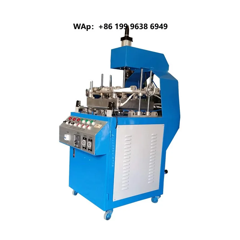 Semi-auto Blister Folding Machine Hot Seal PVC PET PP Plastics Packaging Clear Box Thermoforming Paper Card Sealing Equipment