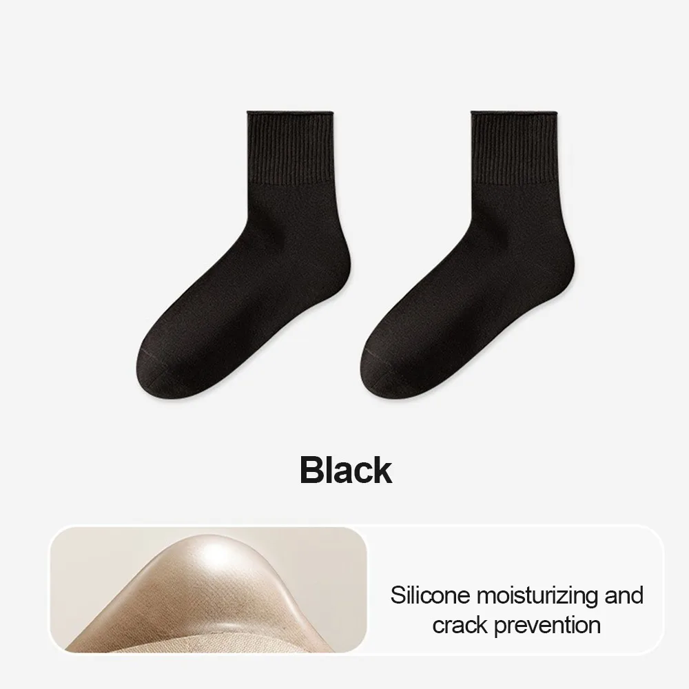 

Antibacterial Anti-Cracking Silicone Socks Integrated Design Breathable Heel Protector Socks Callus Repair Heel Dry Cracking