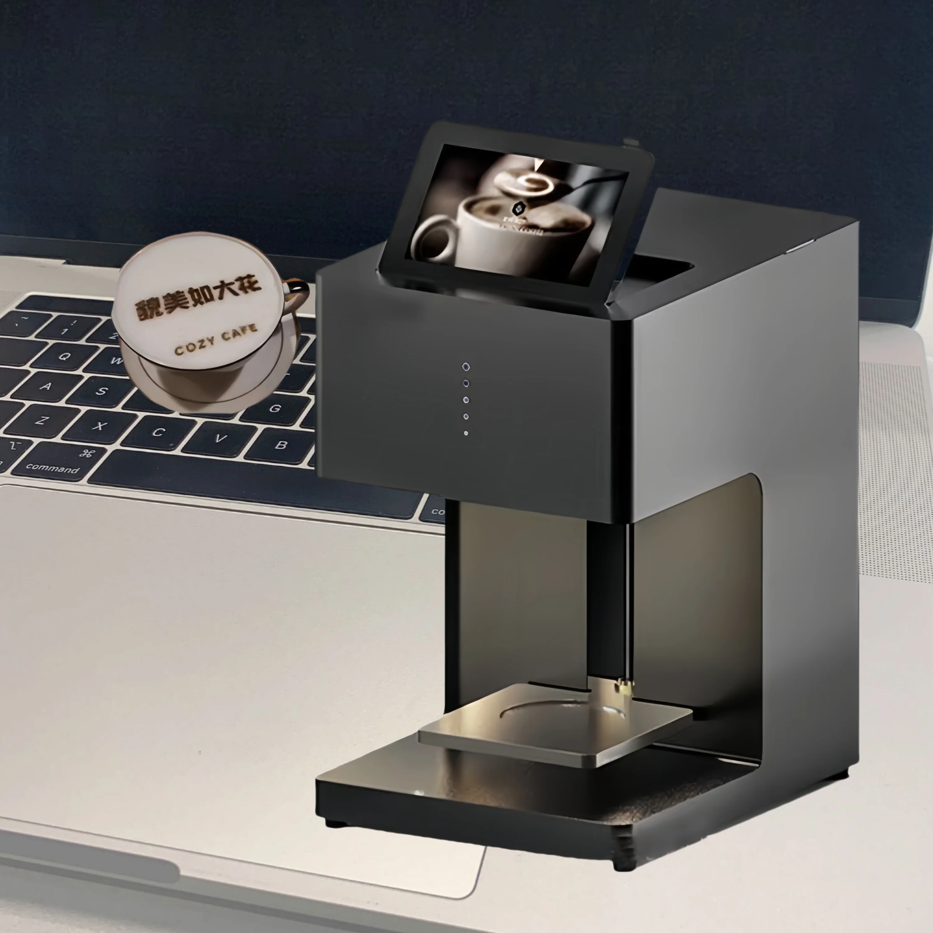 STLF JW الإبداعية المنزل الخبز الغذاء الفن الصالحة للأكل خرطوشة الحبر القهوة والملصقات آلة طابعة نافثة للحبر جديد #5