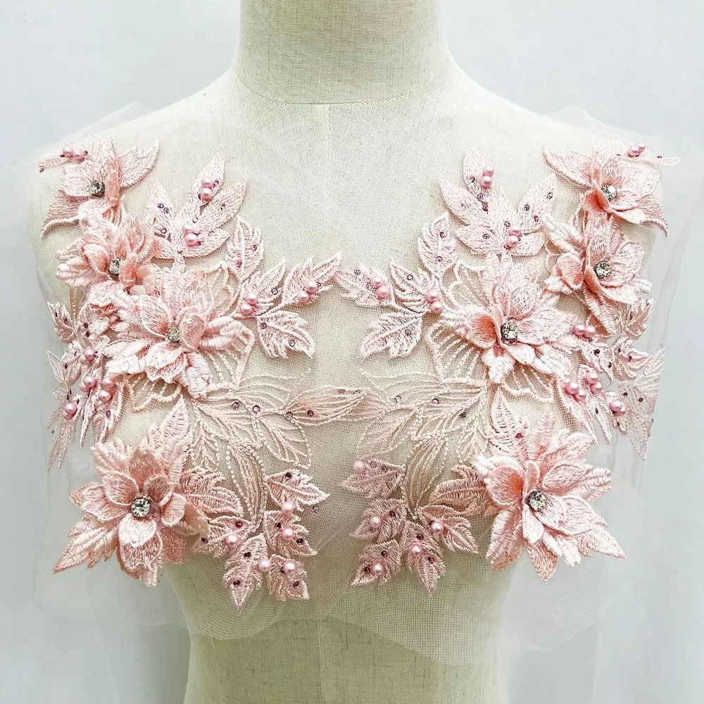 

3D нашивки с блестками и цветами, вышитые вручную цветочные нашивки ручной работы, пришивные нашивки, аппликация для одежды