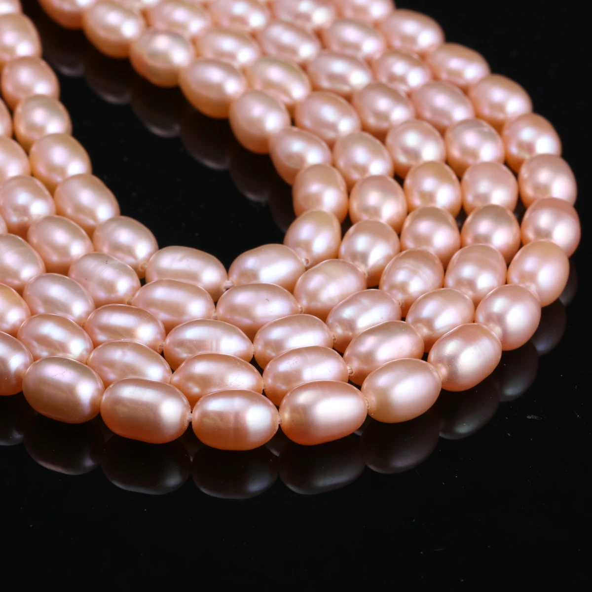 Natural Freshwater Cultured Pearls Beads Rice Shape 100% Natural Pearls for Jewelry Making DIY necklace bracelet accessories