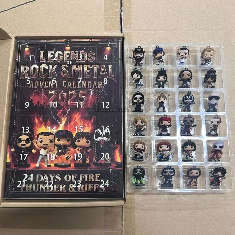 --الجديد في المخزون التقاويم العد التنازلي Kpop شيطان الصيادين تقويم القدوم نموذج دمية جمع مكتب الديكور هدايا عيد الميلاد #4