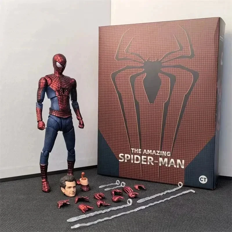 

In Stock Ct Toys The Amazing Spider-Man Andrew Garfield Spiderman Shf Anime Action Figures Statue Figurine Model Toys Gift