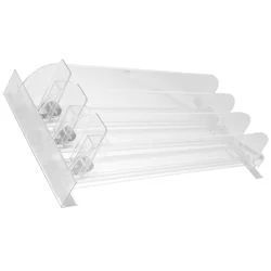 1 set of Auto-push Drinking Showcase Pushers Clear Cosmetics Pusher Tray Rack for Supermarket Beverage dispenser Automatic can