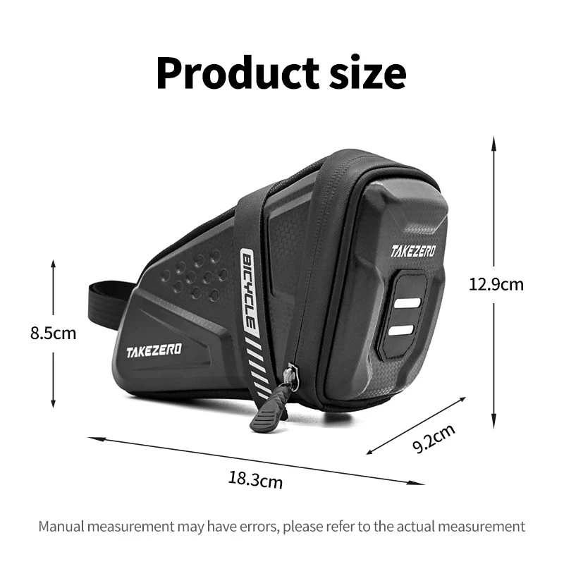 Bicycle Saddle Bag Waterproof Mountain Bike Saddle Storage Seat Rear Tool Pouch Bag Saddle Outdoor Cycling MTB Accessories