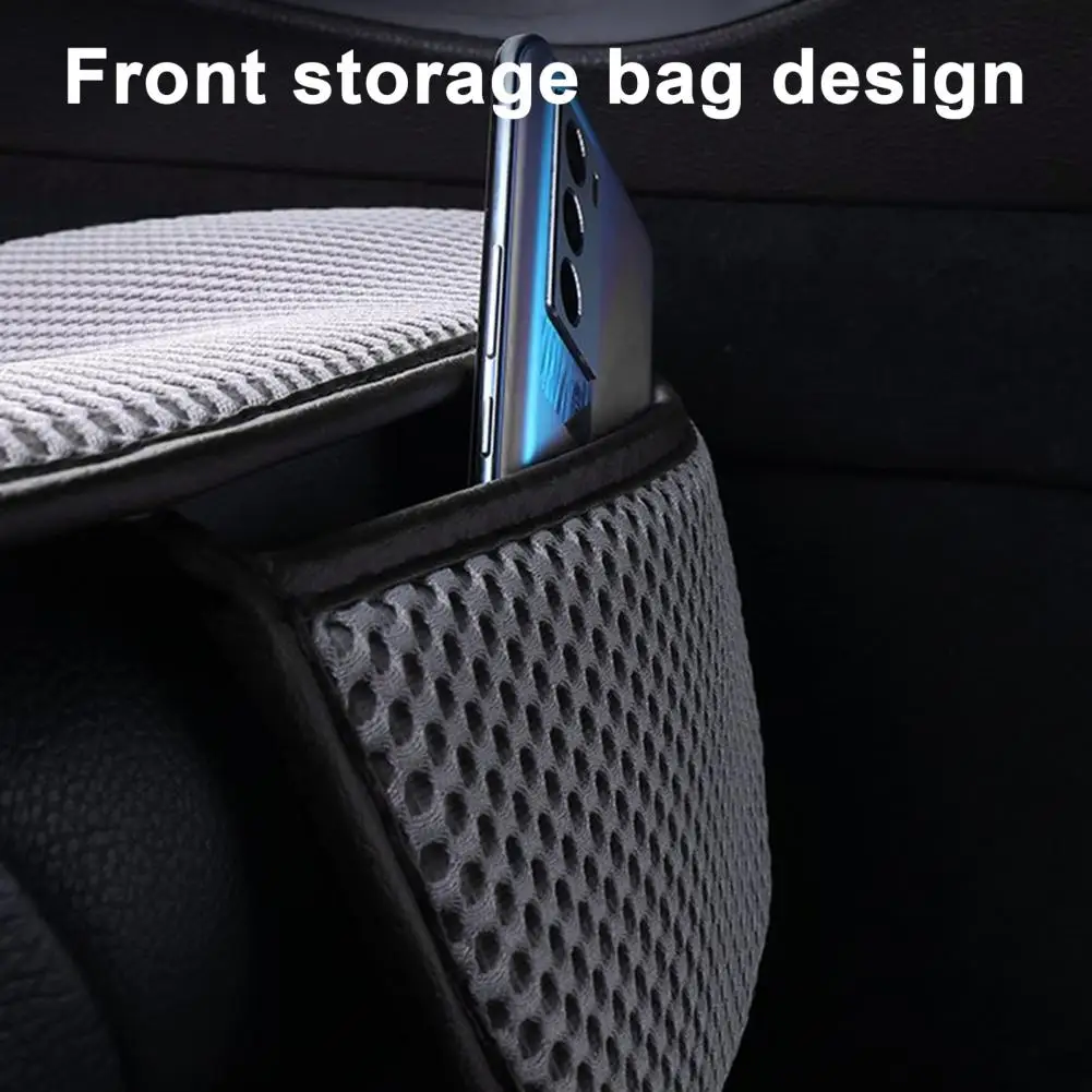 Ice Silk Car Seat Pad Non-Slip Cushion Cover Breathable Seat Protector Sweat-Absorbent Universal Car Seat Cover Car Accessories