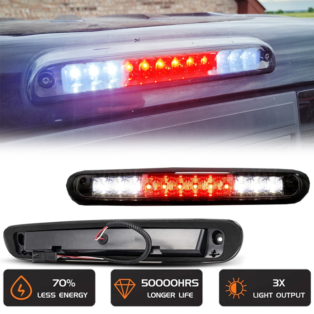 

Canbus LED Reverse Brake Warning Light Reflector Tag High Mount Truck Cargo Lamp for Hummer H3T Chevrolet Silverado 1500 1500HD