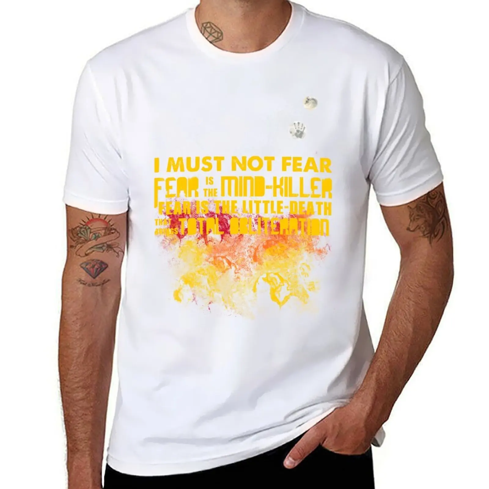 

Litany Against Fear T-Shirt graphic t shirts for man t shirts with prints T-Shirt