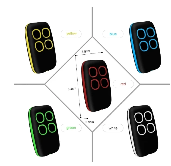 Garage Door Remote Control Duplicator 433MHz 433.92MHz Code Grabber Clone Gate Key Fob Command Hand Transmitter