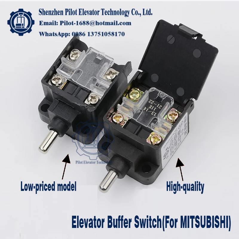 For Mitsubishi Elevator Pit Buffer Switch LXP1(3SE3)-020-1A Stroke Micro Switch LXP1-020 Elevator Buffer Switch Elevator parts