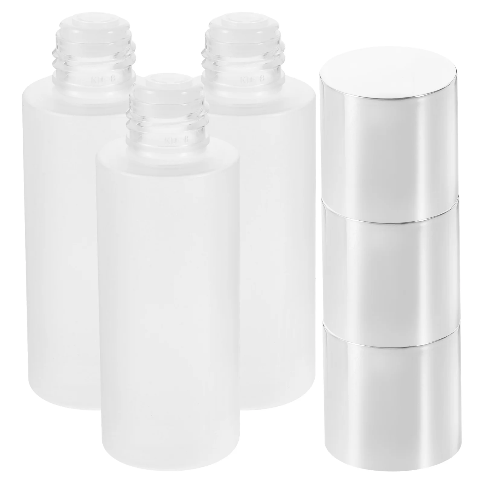 3 stks 100 ml Hervulbare Lekvrije Dispenser Voor Reizen Sub Verpakking Flessen Lichtgewicht Toiletartikelen Containers