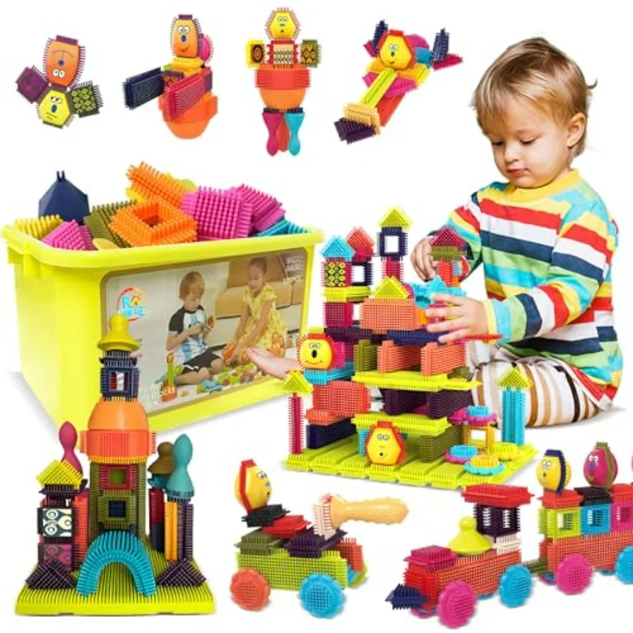 

Набор развивающих конструкторов STEM из 50 деталей для малышей от 3 лет: обучающие игрушки, развивающие инструменты, разноцветные элементы