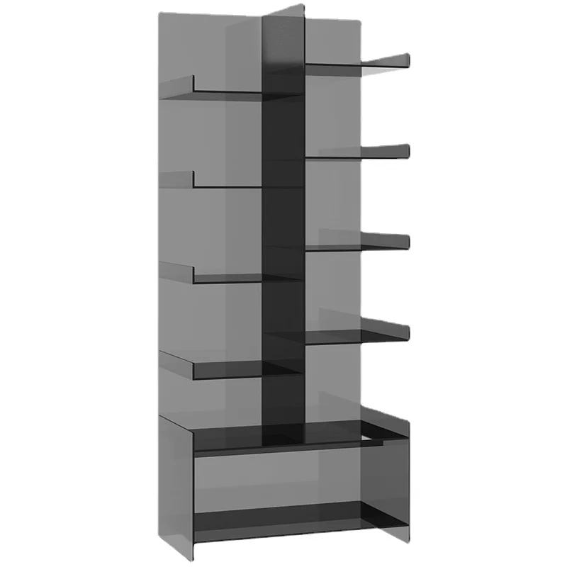 

ZC Acrylic Floor Shelf Multi-Layer Bookcase Display Shelf Bookshelf