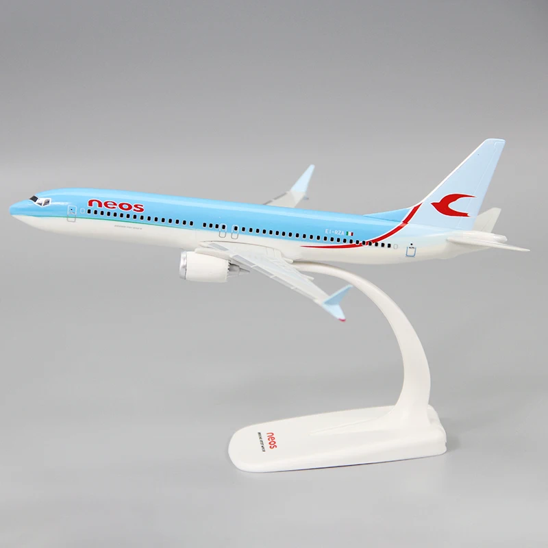 

New 1:200 Scale B737 MAX8 Neos Airlines ABS Plastic Airplane Aircraft Plane Model Toy Assembly Resin Collection Display Gifts
