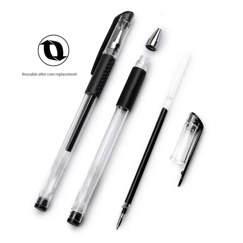 Gel Pen Set School Supplies Black Ink Color 0.5mm Ballpoint Disappearing Heat Erase Pen Writing Tool School Office Stationery