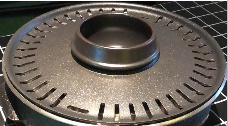 Aluminum Alloy Barbecue Pan 33cm Multi-purpose Frying Pan  Soup Pot  Round Baking Pan Stainless Steel Bbq Bet  P01005-1A/B
