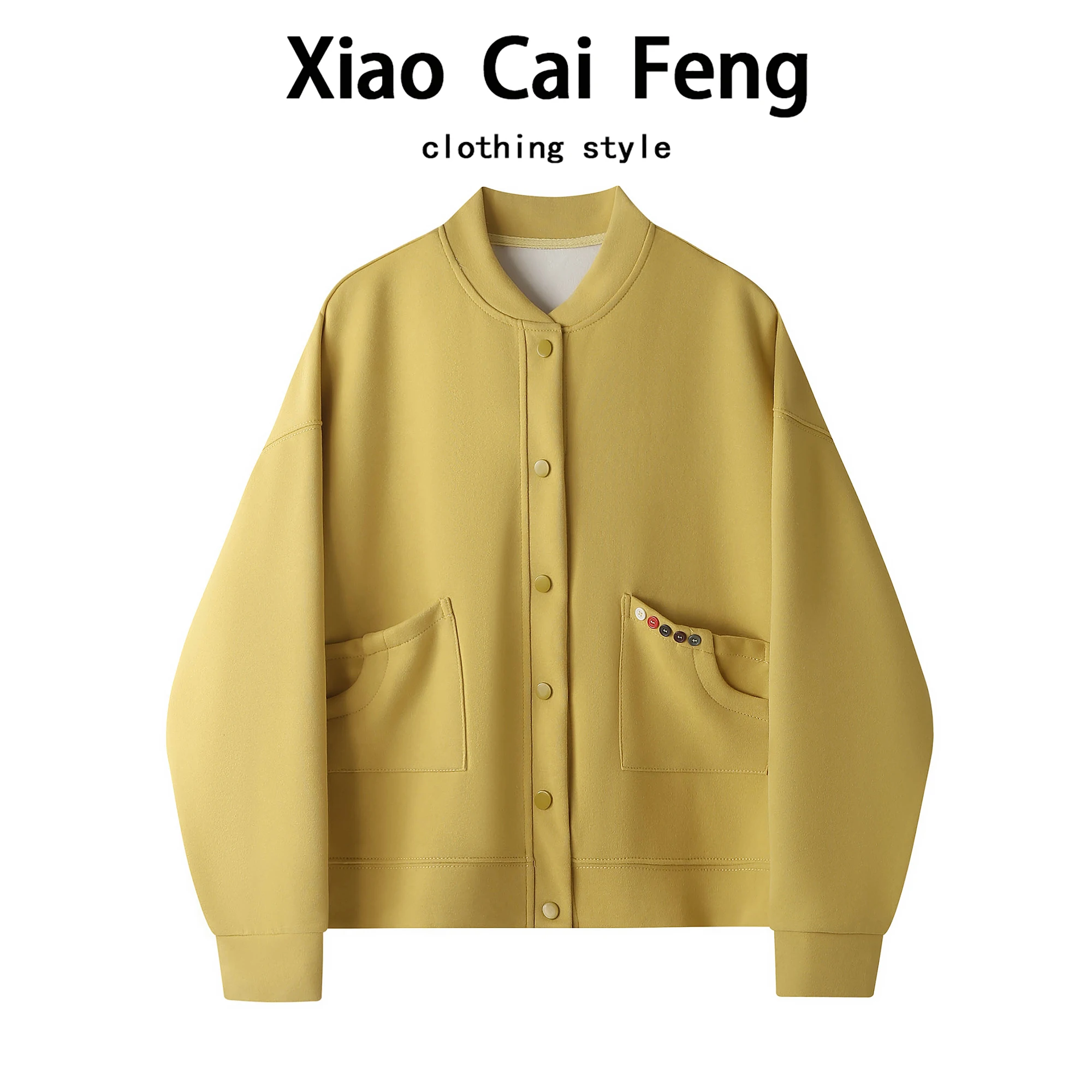 

Korean Sle Knitted Cotton Baseball Jaet ort Outerwear Women's Autumn Wear 2025 New Loose Slimming Open Cardigan Sweat...