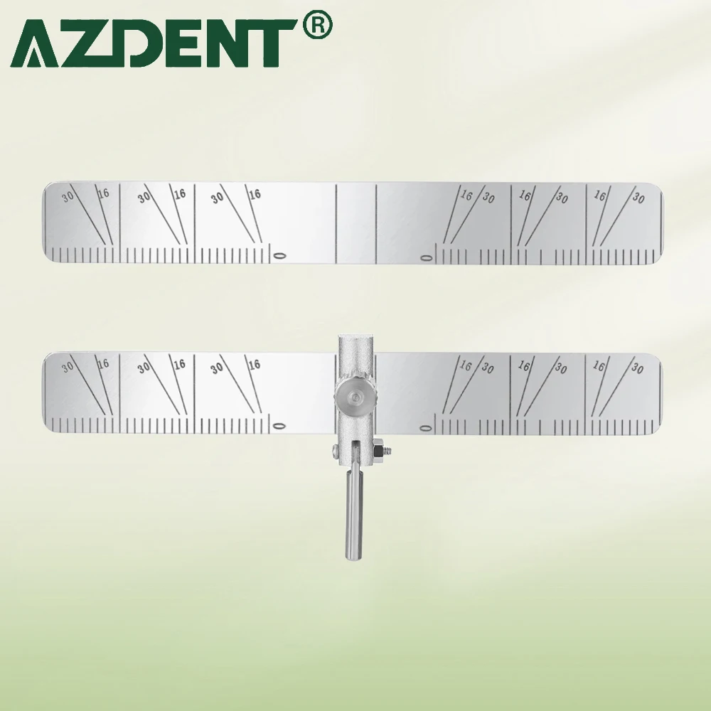 AZDENT Dental Implant Locating Guide Ruler Stainless Steel 135℃ Autoclavable