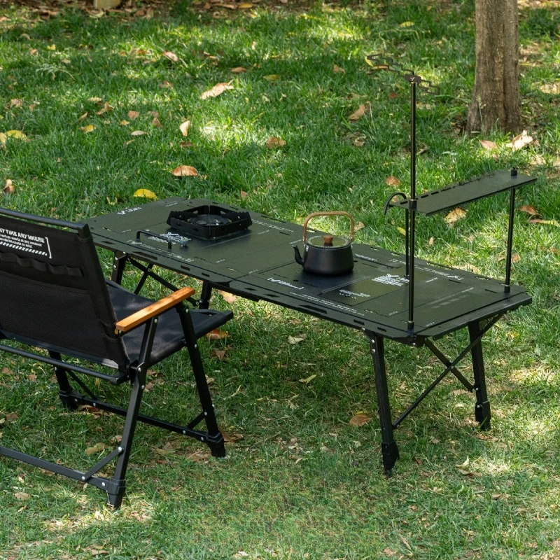 

Special two-layer shelf for five-unit folding table Multifunctional light stand