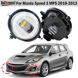 Luz LED antiniebla Canbus para coche, luz diurna de ojo de Ángel, 30W, H11, derecha e izquierda, DRL, para Mazda Speed 3 MPS 2010, 2011, 2012, 2013, 2 unidades