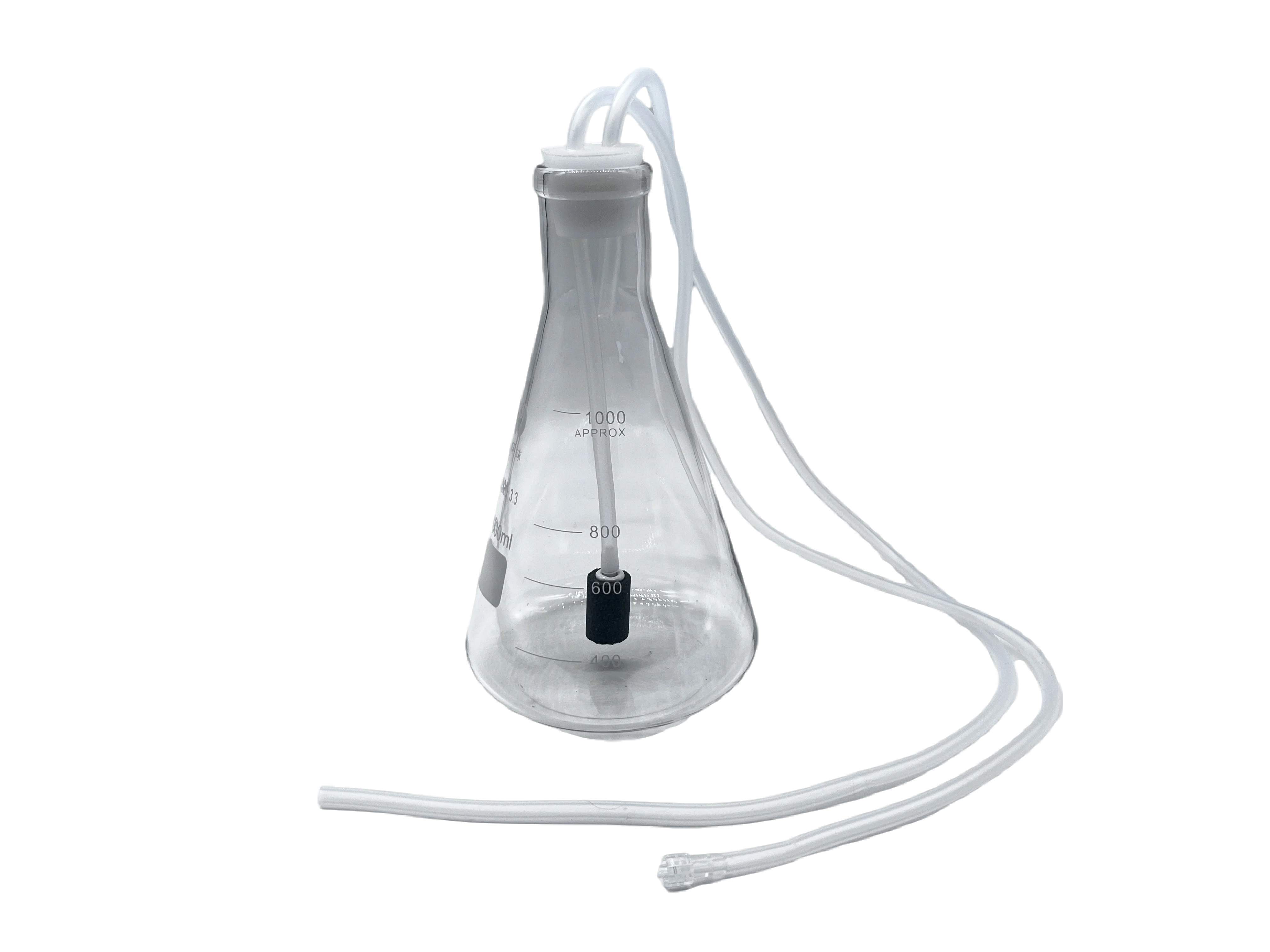 1000ml ozone glass bubbler for ozonating water and O3 insufflations