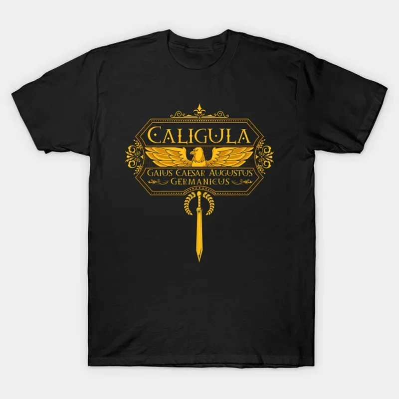 

Roman Emperor - Caligula T-Shirt 100% Cotton O-Neck Summer Short Sleeve Casual Mens T-shirt Size S-3XL