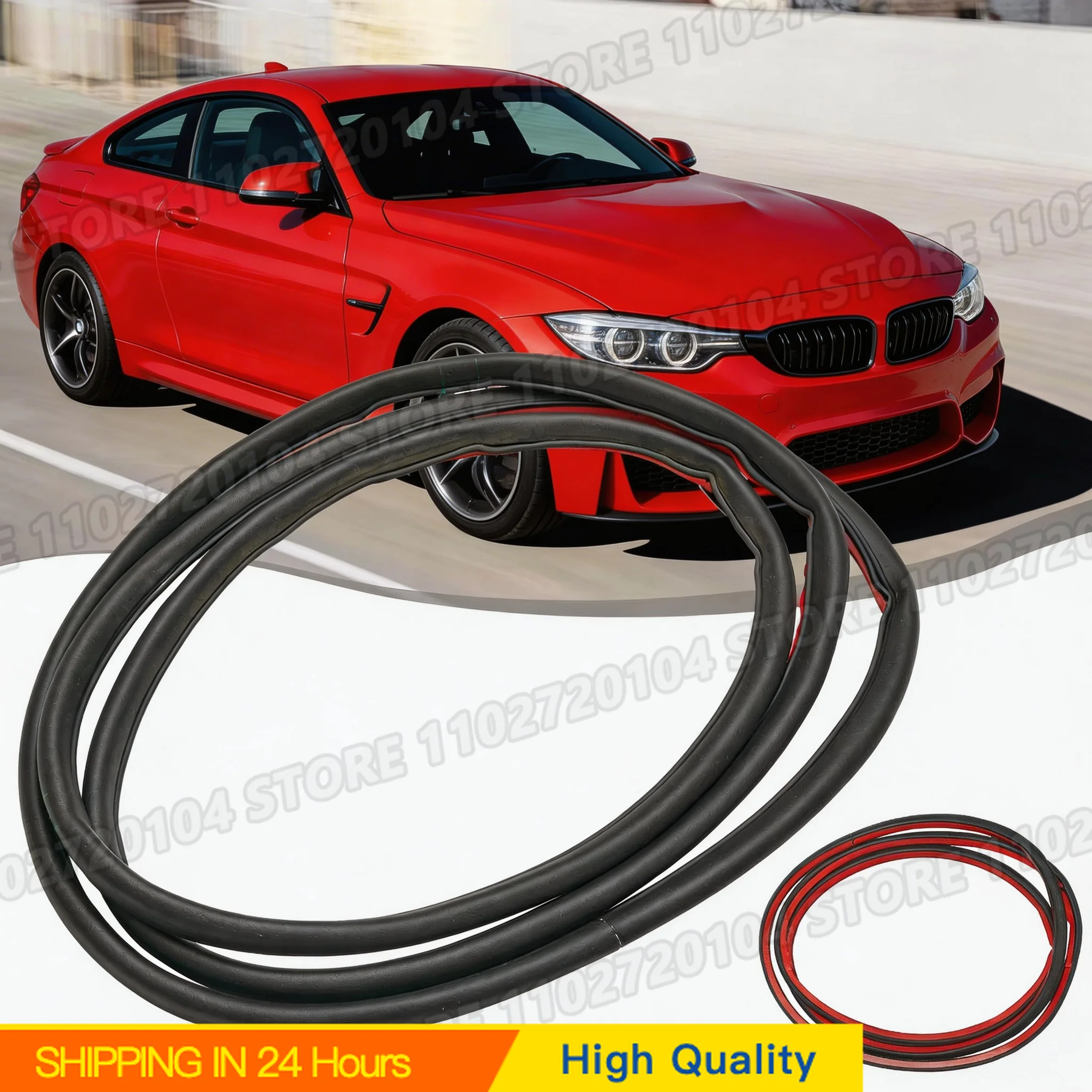 For BMW 528i X 535d Door Rubber Seal Strip Soundproof Sealing 51767182269 51767182287 51727278503 51727278506 2010-2017