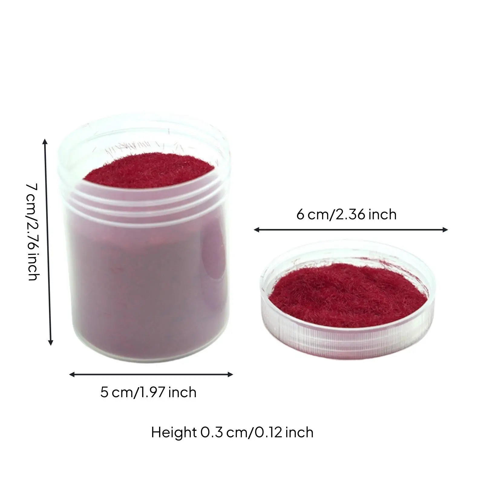 Simulation Lawn Craft Grass Flock 45g Plastic Texture DIY Ground Cover for Miniature Scene Making