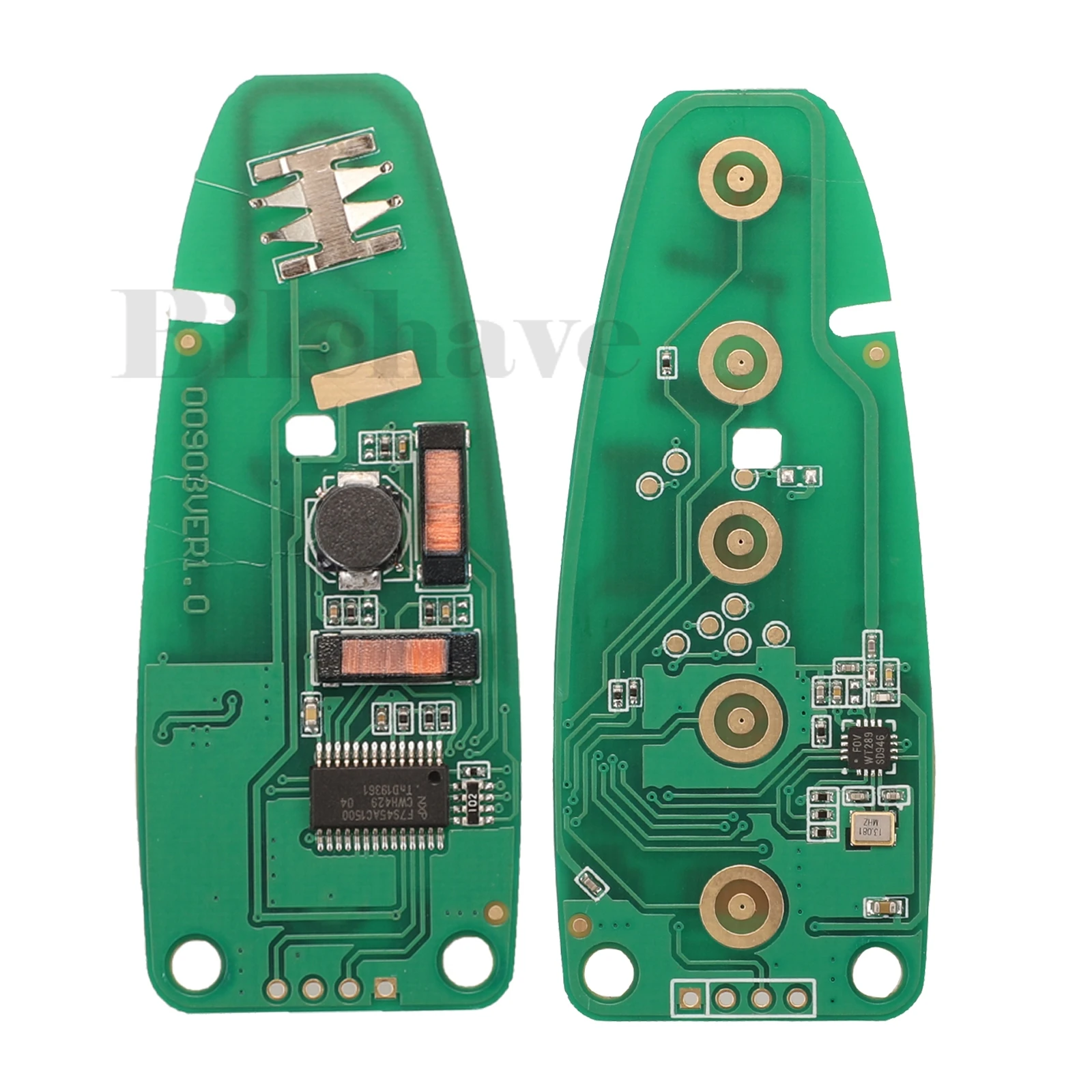 

jingyuqin 434Mhz ID46 PCF7953 Chip Remote Smart Car Key Circuit Board For Ford Edge Escape Explore Expedition Flex Focus Taurus