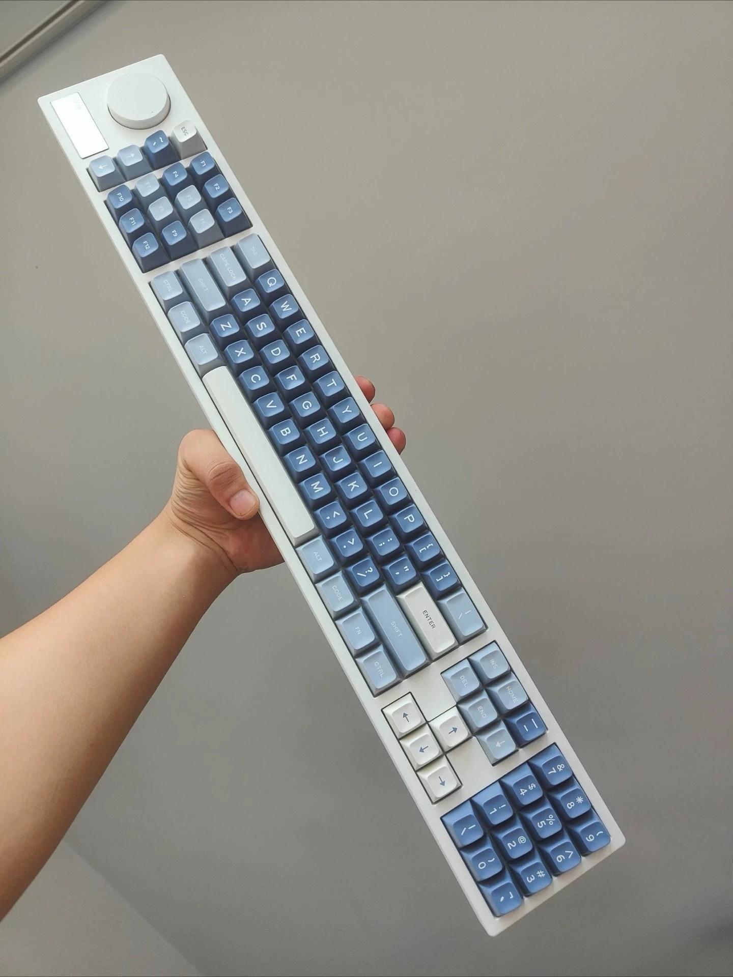 Machete Washboard V2 Mechanical Keyboard Kit Cusom Wireless Bluetooth Dual Mode RGB Hot-swapZMK CNC Aluminium knob DIY keyboard