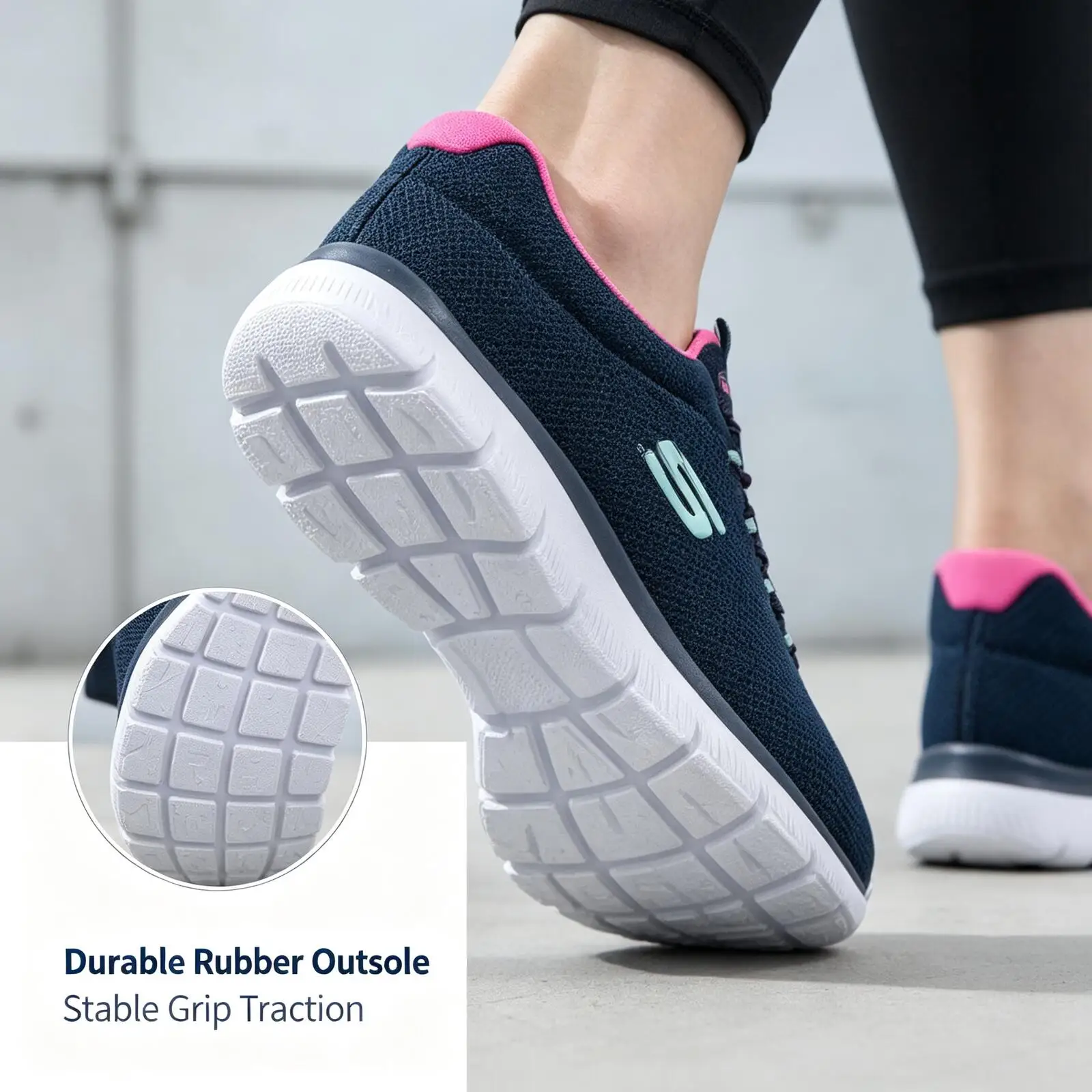 Authentic Skechers  2026 Slip On Breathable Mesh Memory Foam Walking Sneakers Lightweight Daily Casual Trainers Multiple Colors