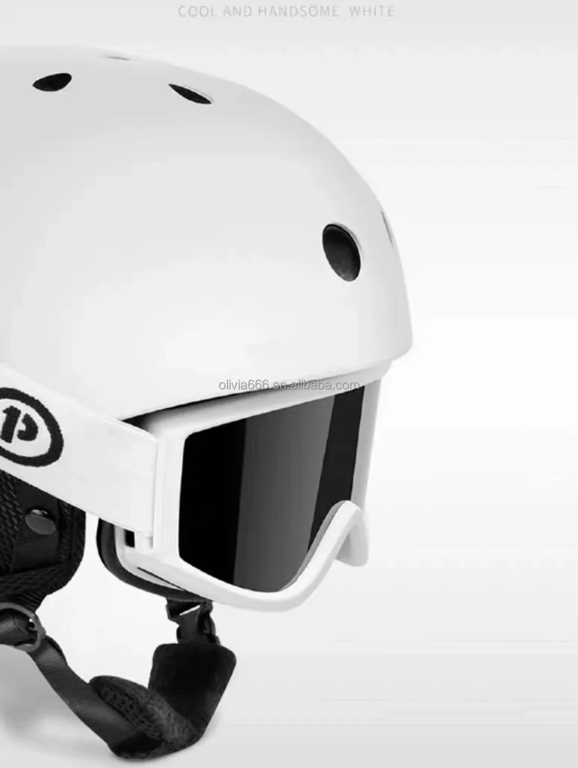 Casque de ski ultraléger PC + EPS, certifié CE, moulé intégralement, respirant, ski, planche à roulettes, 506