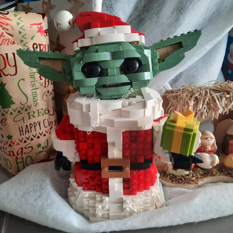 

792 шт., Рождественский наряд «Звездная битва», мод, строительные блоки, совместимые с 75318, сборные игрушки, детский развивающий рождественский подарок