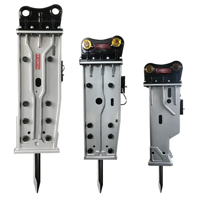 Concrete Breaking Stone Rock Sui 135 mm Chisel Diameter 18 t-26 t Attachments Hydraulic Rock Breaker Jack Hammer