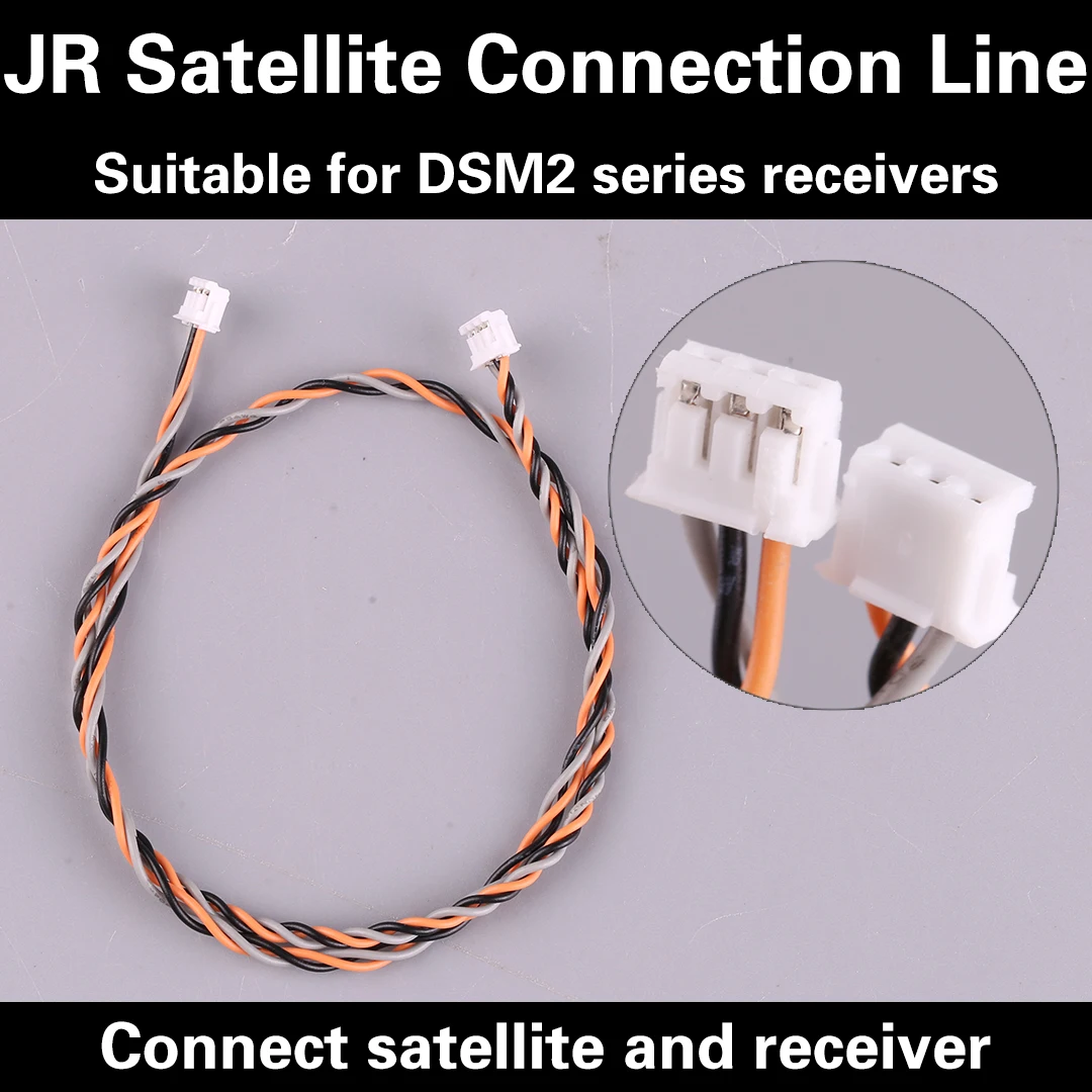 Connection Cable for JR Satellite Antenna 2.4G DSM2 Satellite Connection Wire Extension Data Cable