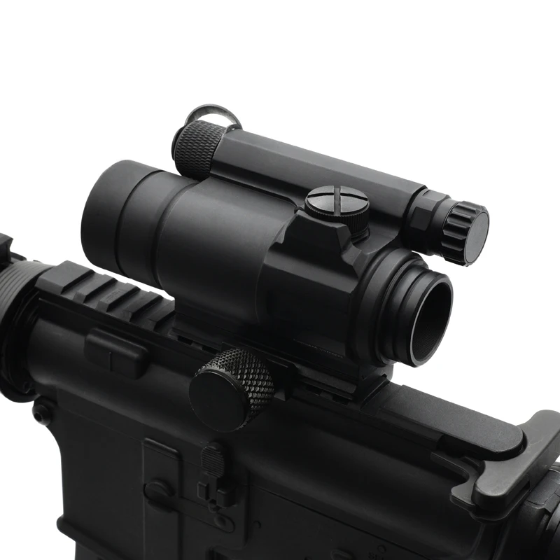 Imagem -06 - Tactical m4 Red Dot Reflex Sight Óptica de Colimador com Espaçador Qrp2 Mount Killflash Replica com Marcas Originais Completas