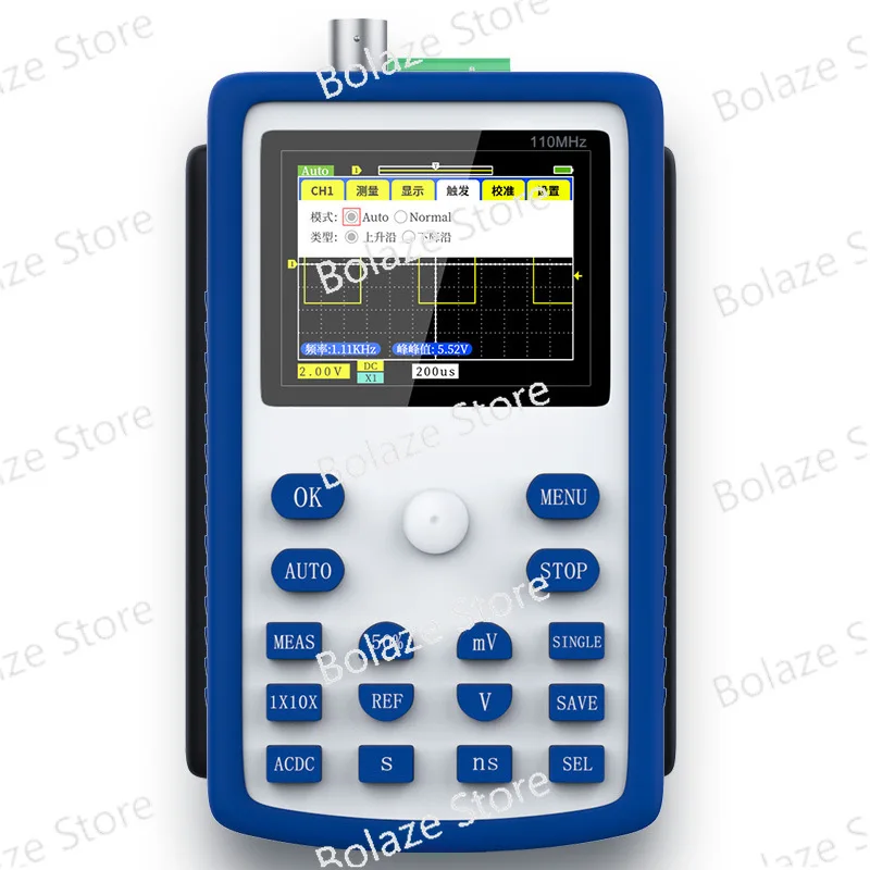 

FNIRSI-1C15+handheld Digital Oscilloscope Small Mini Oscilloscope Portable Oscilloscope for Automotive Repair