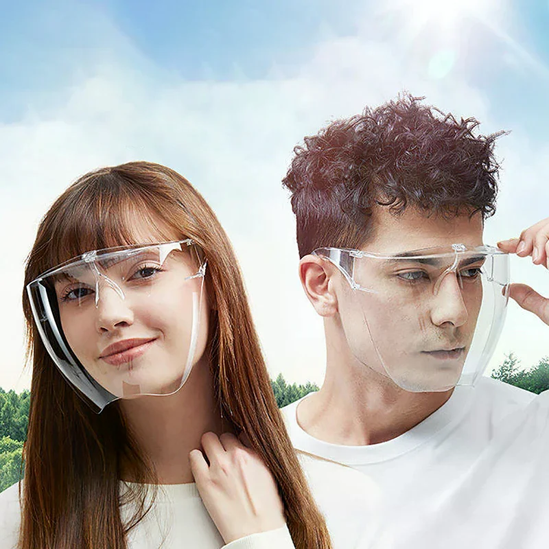 1pc Full Face High-definition Transparent Anti Fog Anti Splash Protective Mask High Transparency Goggles Nail Art Tool