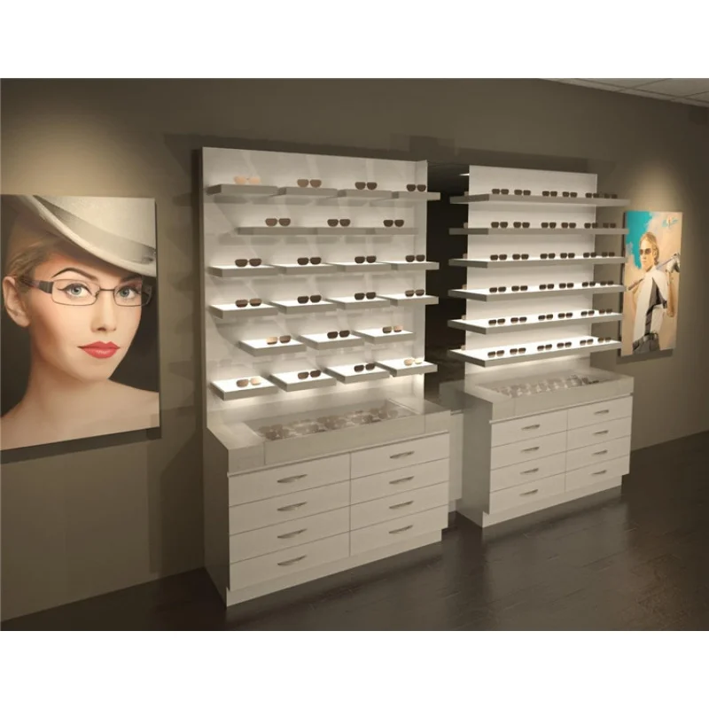 custom.Factory Price Sunglasses Shop Display Furniture  Eyewear Cabinet Optical Stand Sunglass Gondola Showcase Shelve
