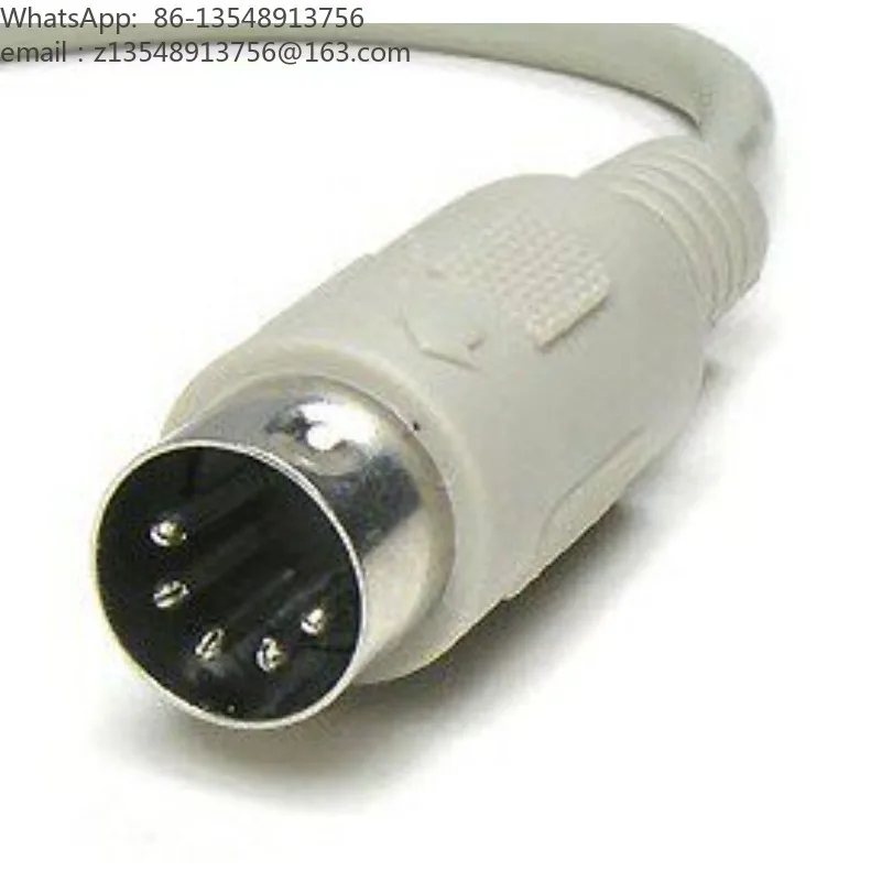 PS2 Keyboard Mouse Adapter Cable 5 Pin Male Large Connector To 6 Hole Female Small Connector